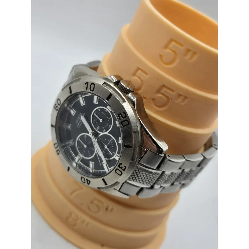 GUESS Waterpro stainless steel men's chronograph watch U12505G1. 6.75